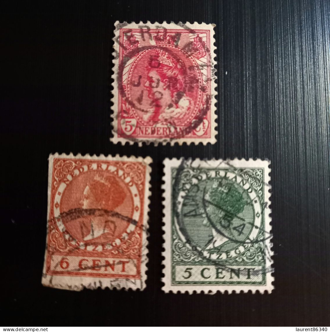 Pays Bas 1899 Queen Wilhelmina & 1924 -1925 Queen Wilhelmina - No Watermark Lot 2 - Used Stamps