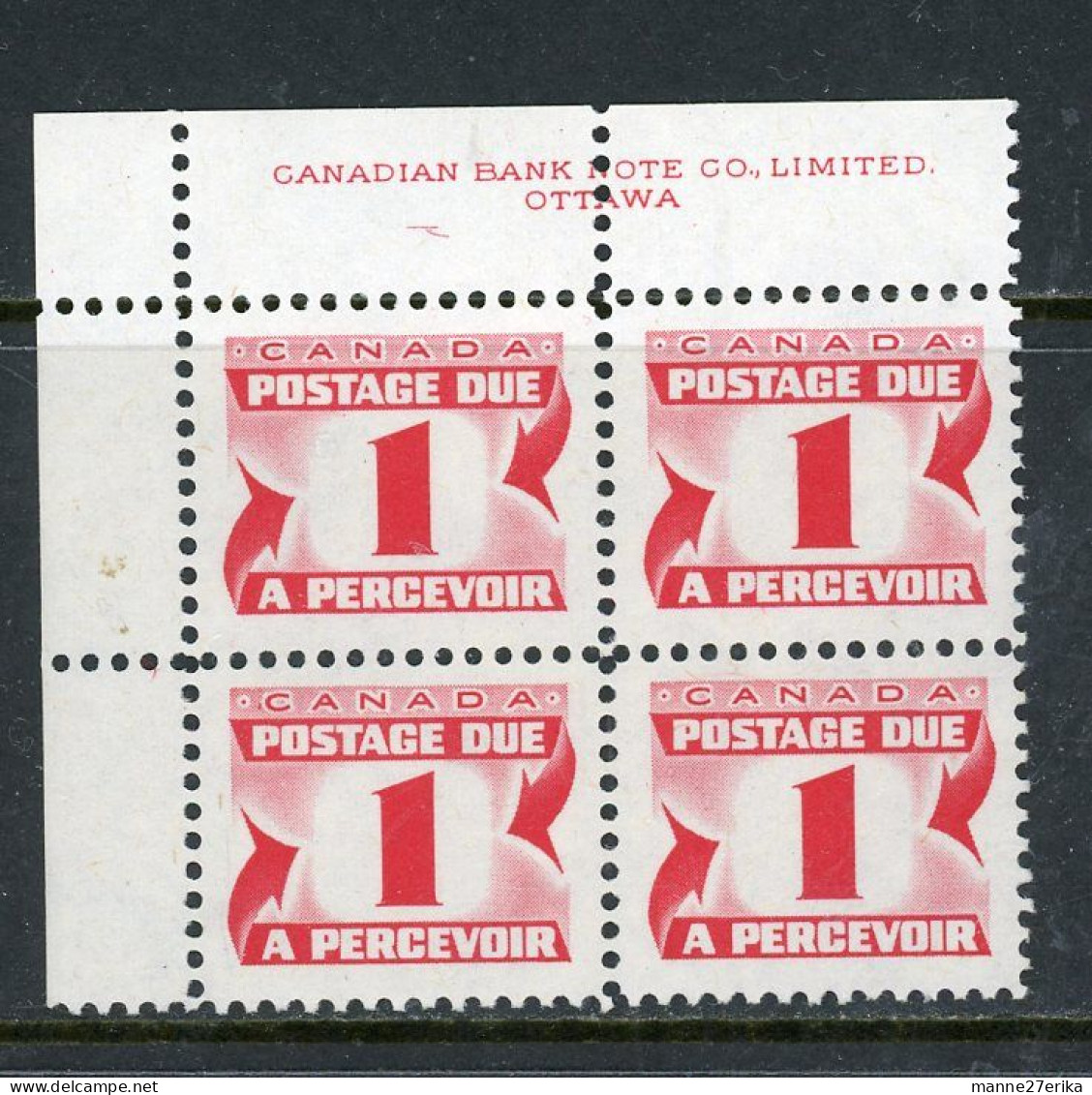 Canada 1967 MNH Postage Due "First Issue" - Ungebraucht