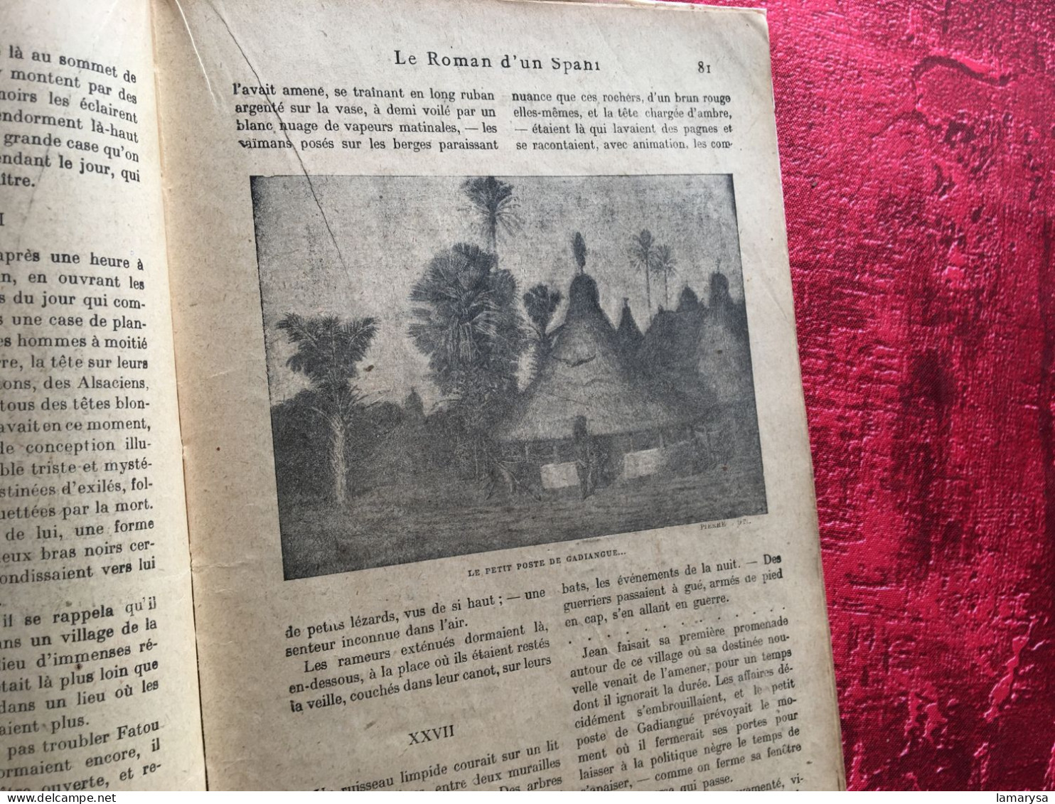 Le Roman d'un Spahi :Pierre Loti Livre Français Romans Aventures-illustrations Loti & M. Mahu,Calmann-Lévy, 1910 Paris,