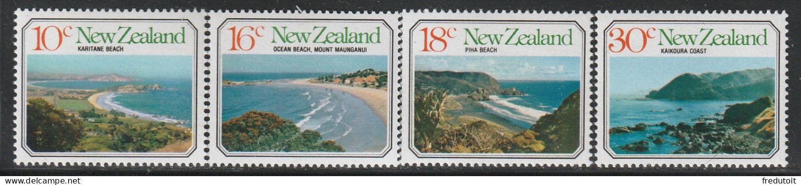 NOUVELLE ZELANDE - N°691/4 ** (1977) Paysages - Neufs