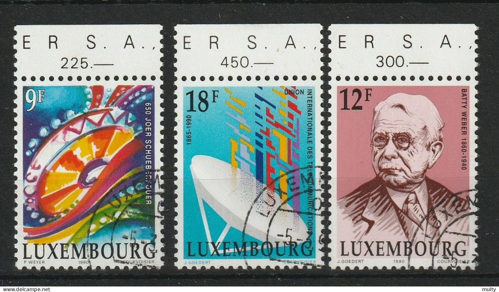 Luxemburg Y/T 1190 / 1192 (0) - Used Stamps