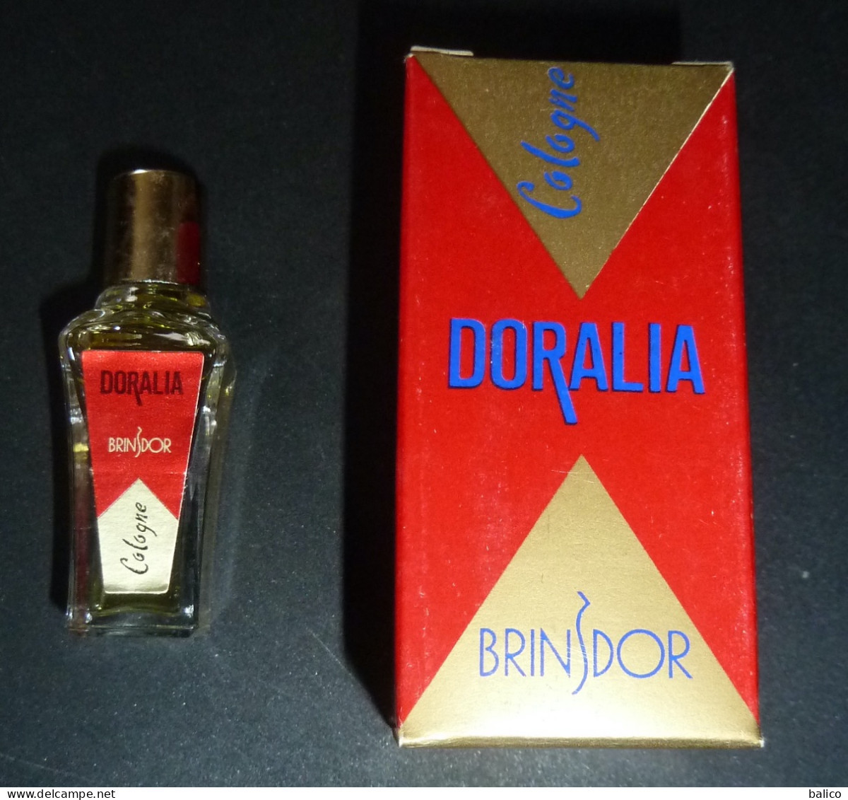 Miniature De Parfum  - DORALIA  De  BRINSDOR (plein) - Miniature Bottles (in Box)