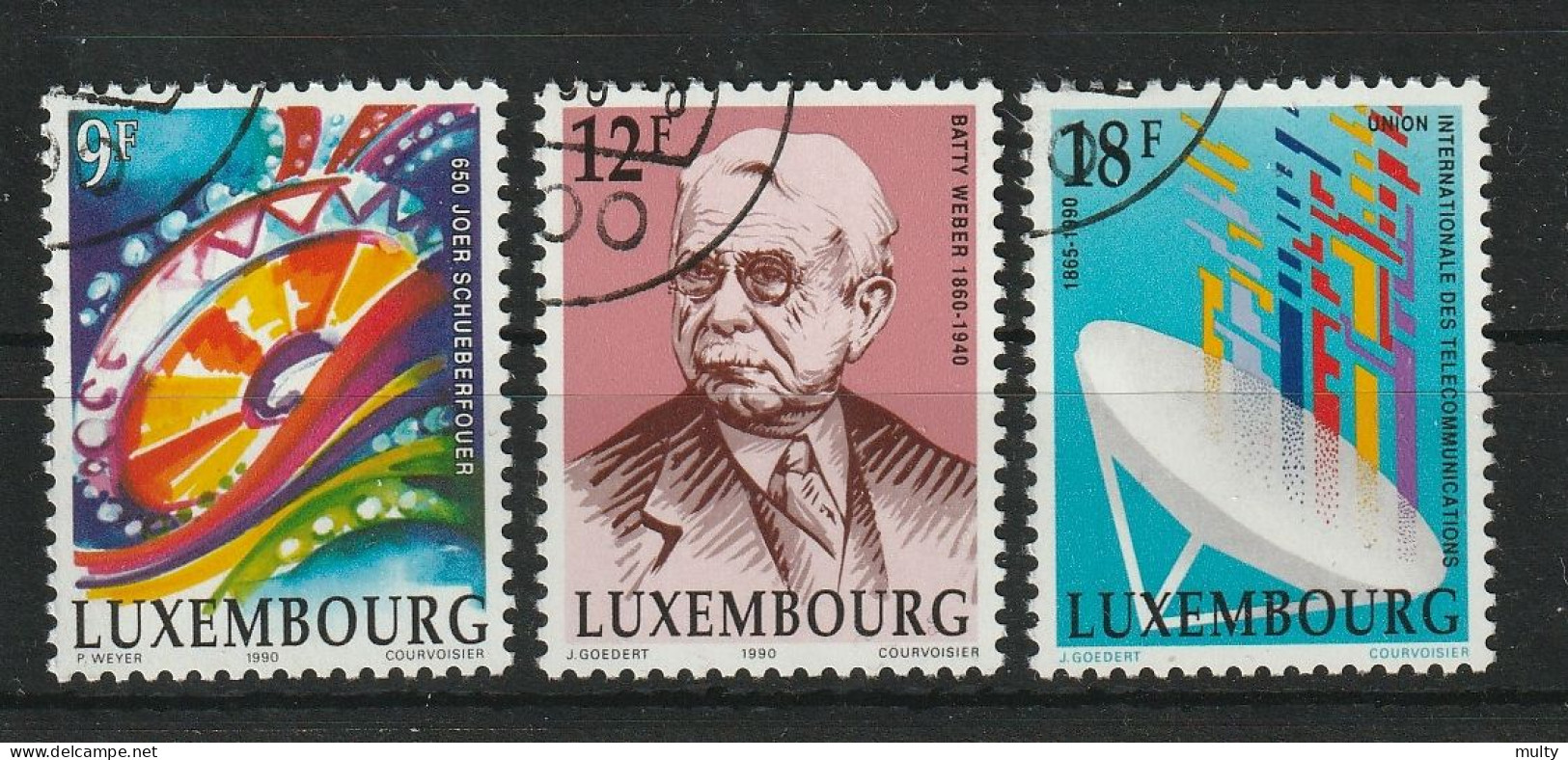 Luxemburg Y/T 1190 / 1192 (0) - Used Stamps