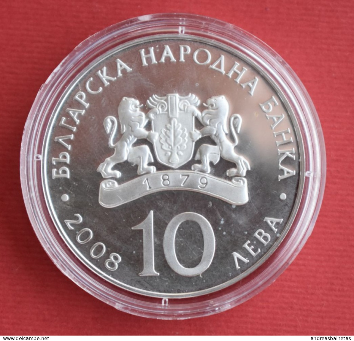 Coins Bulgaria 10 Leva Shooting Sports 2008 	KM# 299 - Bulgarije