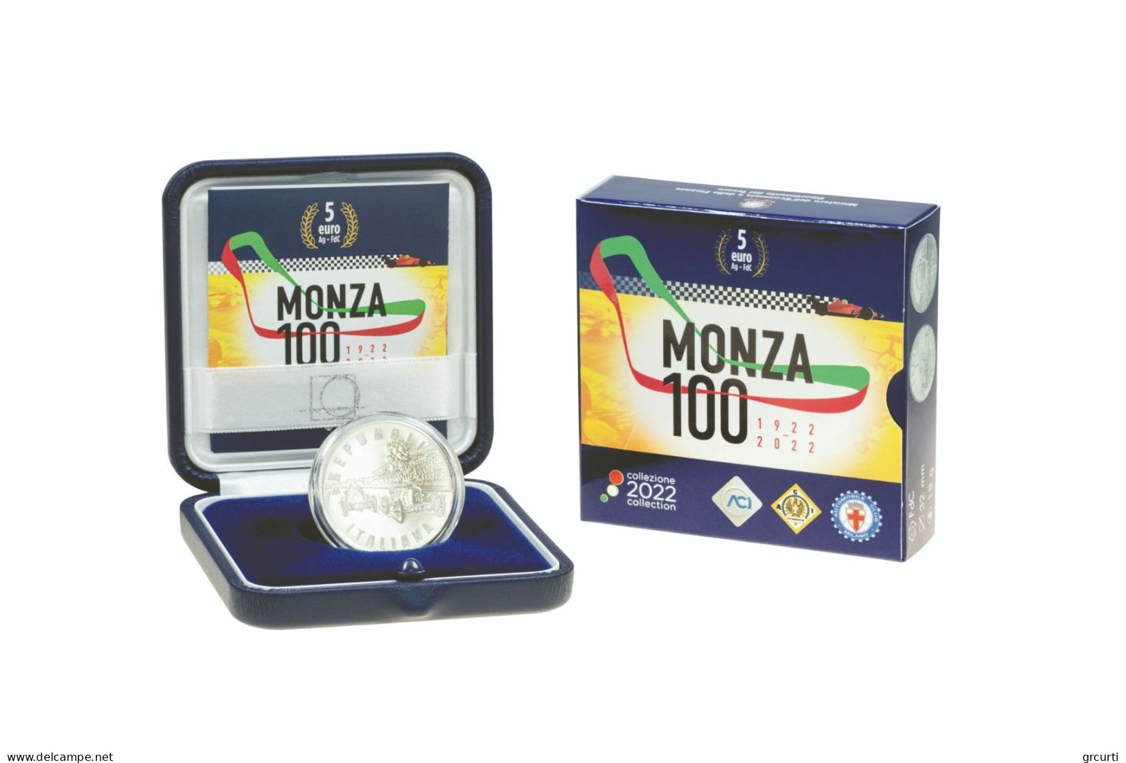 Italia - 5 Euro 2022 - 100° Autodromo Nazionale Di Monza -  N# 344204 - UC# 269 - Italie