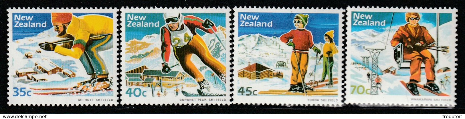 NOUVELLE ZELANDE - N°867/70 ** (1984) Sports D'hiver - Unused Stamps