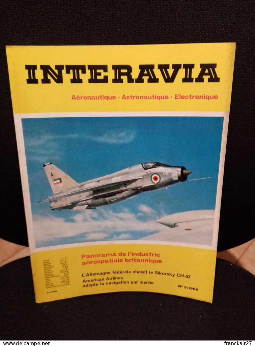 INTERAVIA 9/1968 Revue Internationale Aéronautique Astronautique Electronique - Aviación