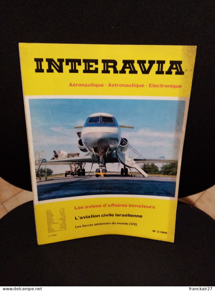 INTERAVIA 3/1968 Revue Internationale Aéronautique Astronautique Electronique - Aviazione
