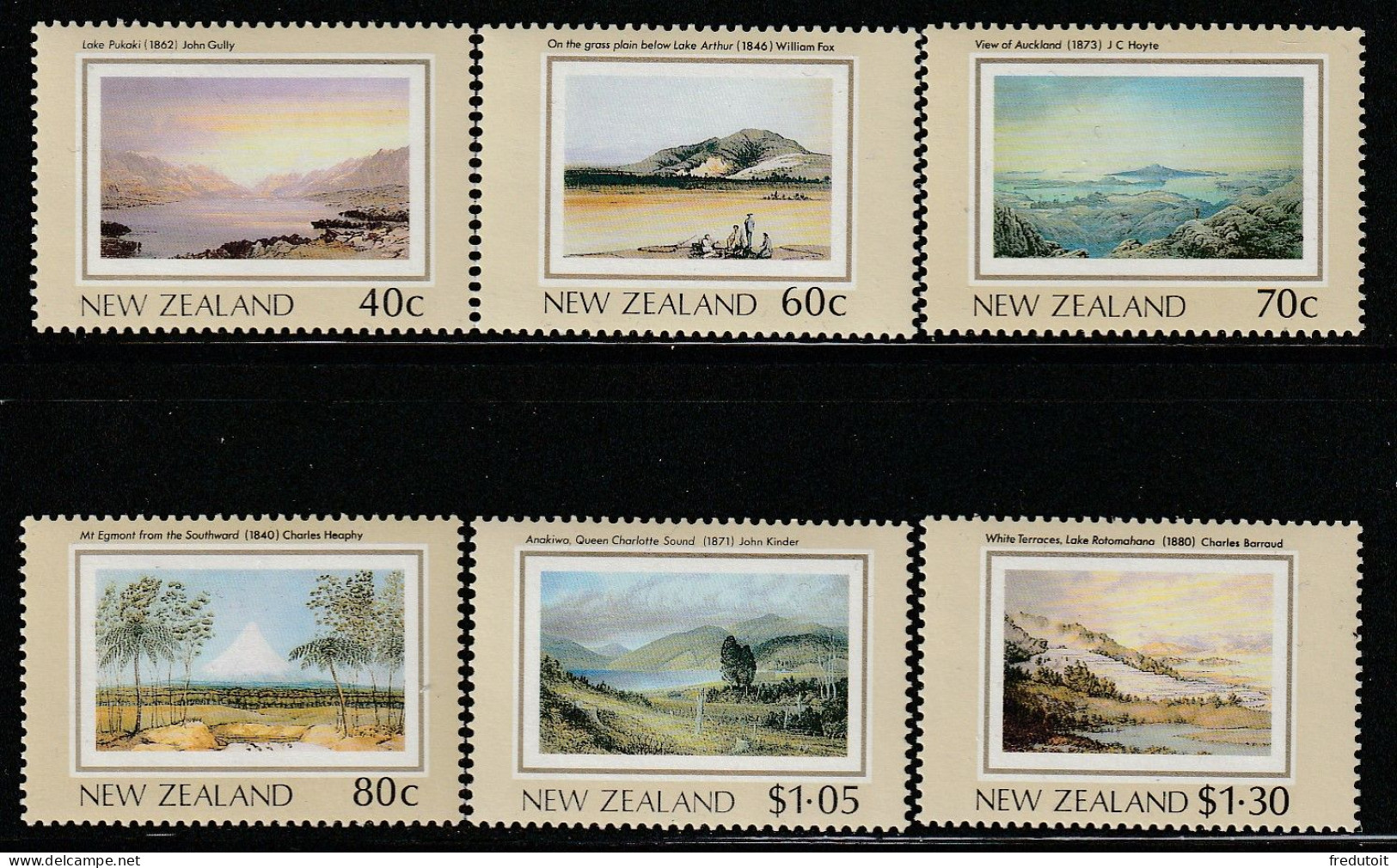 NOUVELLE ZELANDE - N°1004/9 ** (1988) La Terre - Unused Stamps