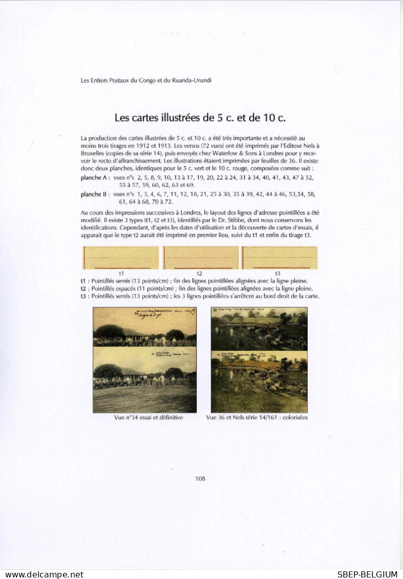 Nouveau catalogue "Les Entiers Postaux du Congo et du Ruanda-Urundi", édition 2021