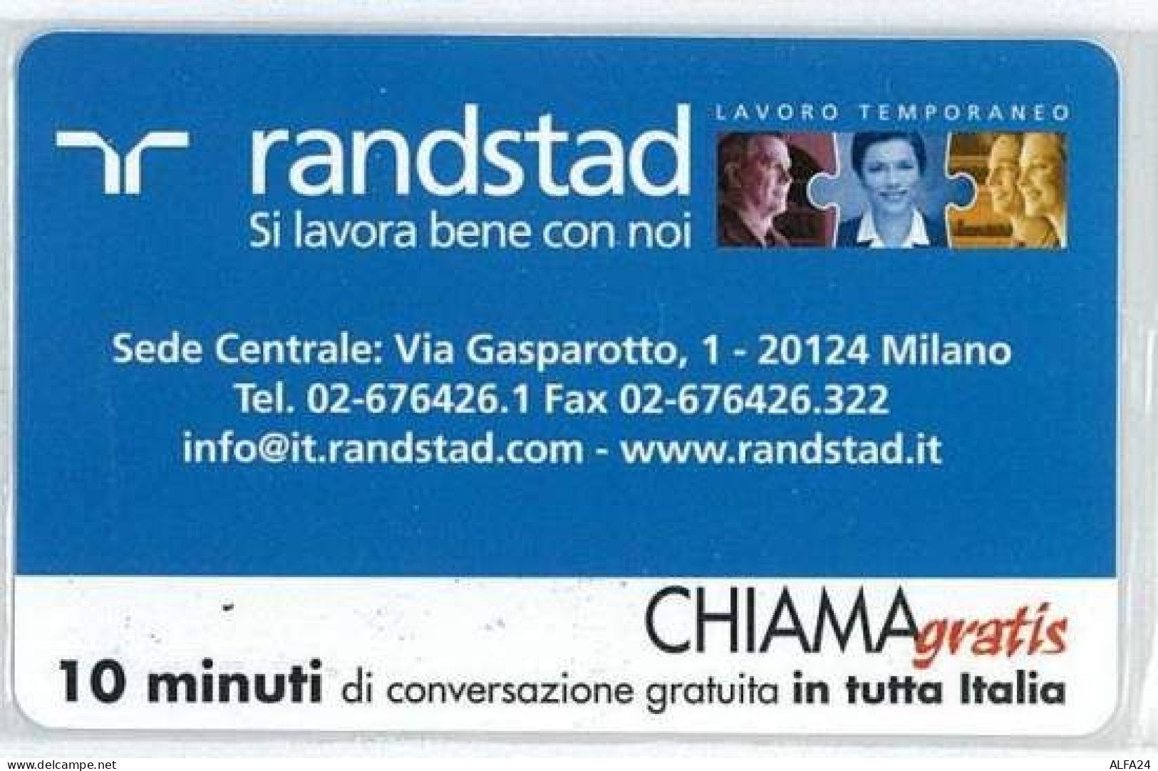 CHIAMAGRATIS NUOVA DT 291 RANDSTAD II - Private-Omaggi