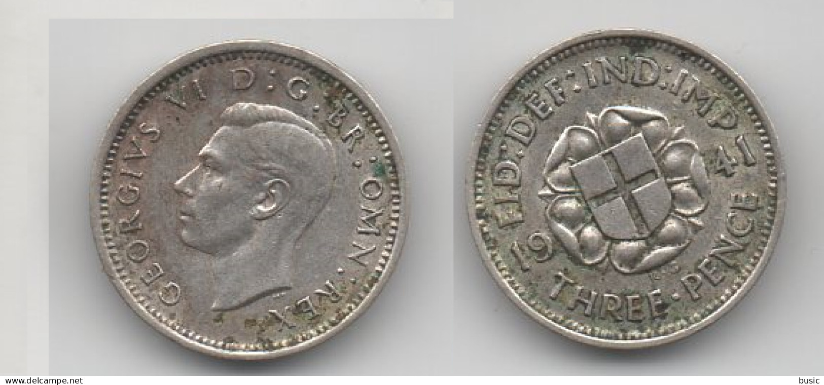 +  GRANDE BRETAGNE   + 3 PENCE 1941 + - F. 3 Pence