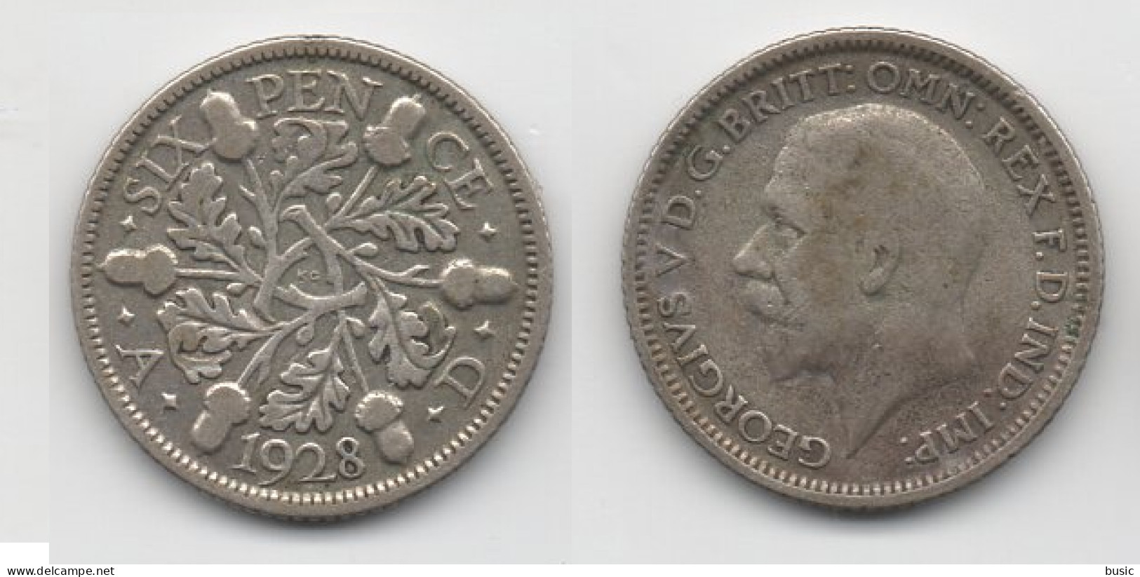 +  GRANDE BRETAGNE   + 6 PENCE 1928 + - H. 6 Pence