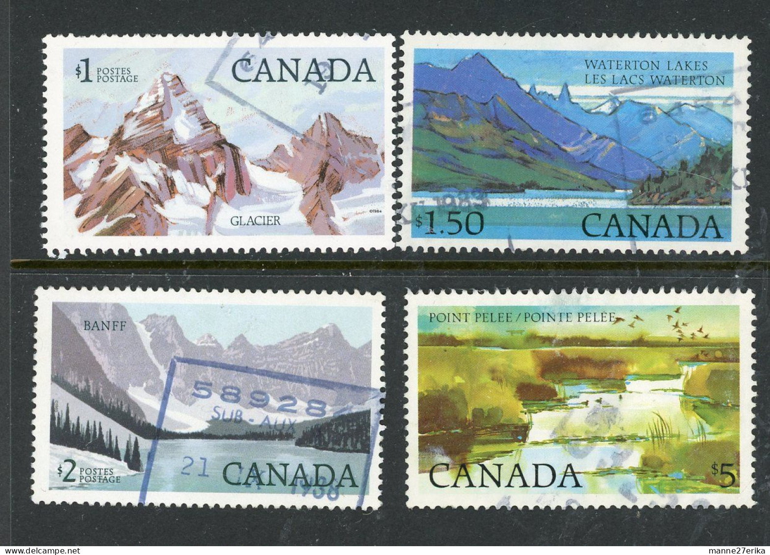 Canada-USED 1982-87 National Park Definitives - Used Stamps