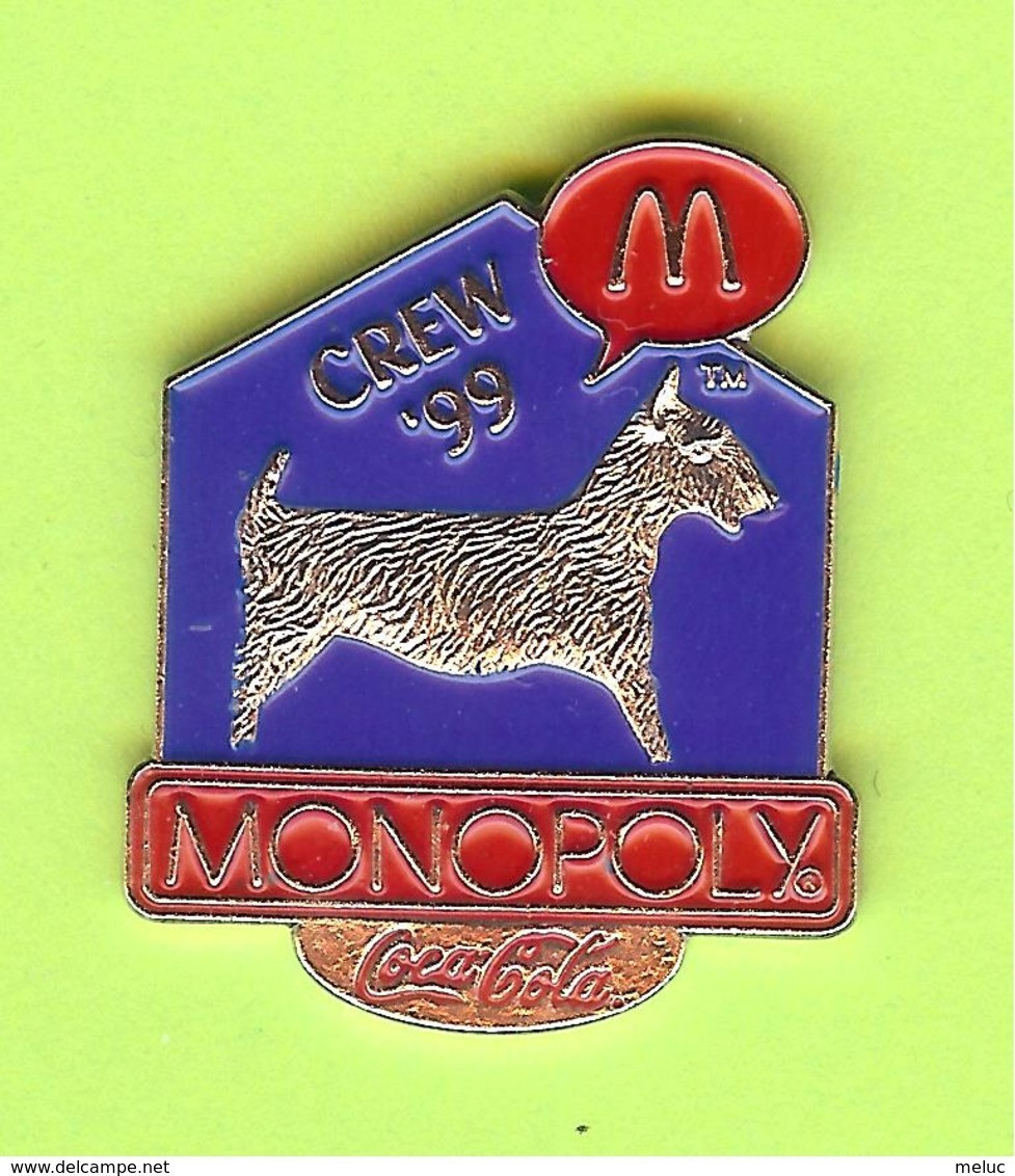 Pin's Mac Do McDonald's Coca-Cola Monopoly Chien - 4O05 - McDonald's