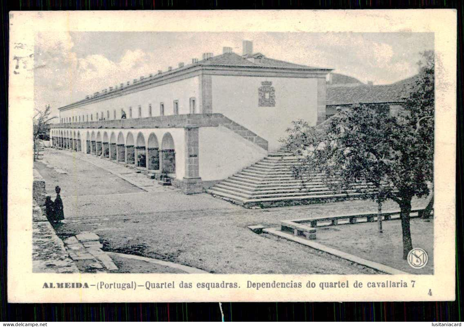 ALMEIDA-MILITARES QUARTEIS-Quartel Das Esquadras. Dependencias Do Quartel De ...(Ed.de F.C.Moreirinhas Nº4)carte Postale - Guarda