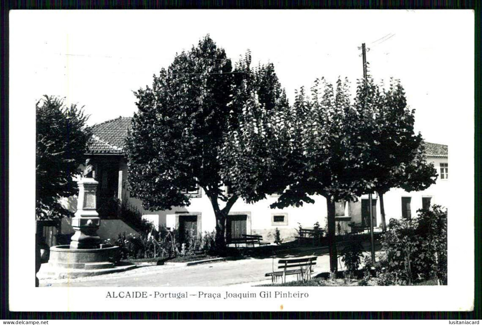 FUNDÃO  - ALCAIDE - Praça Joaquim Gil Pinheiro. ( Foto-Edição J. Santos Cruz) Carte Postale - Castelo Branco