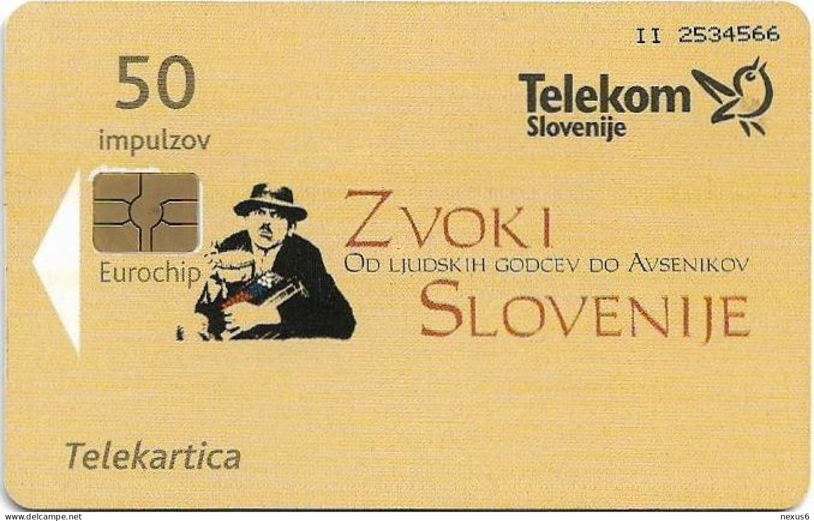 Slovenia - Telekom Slovenije - Slovenian Ethnografic Museum - Musicians Expo, Gem5 Red, 10.2007, 50Units, 5.000ex, Used - Slovénie