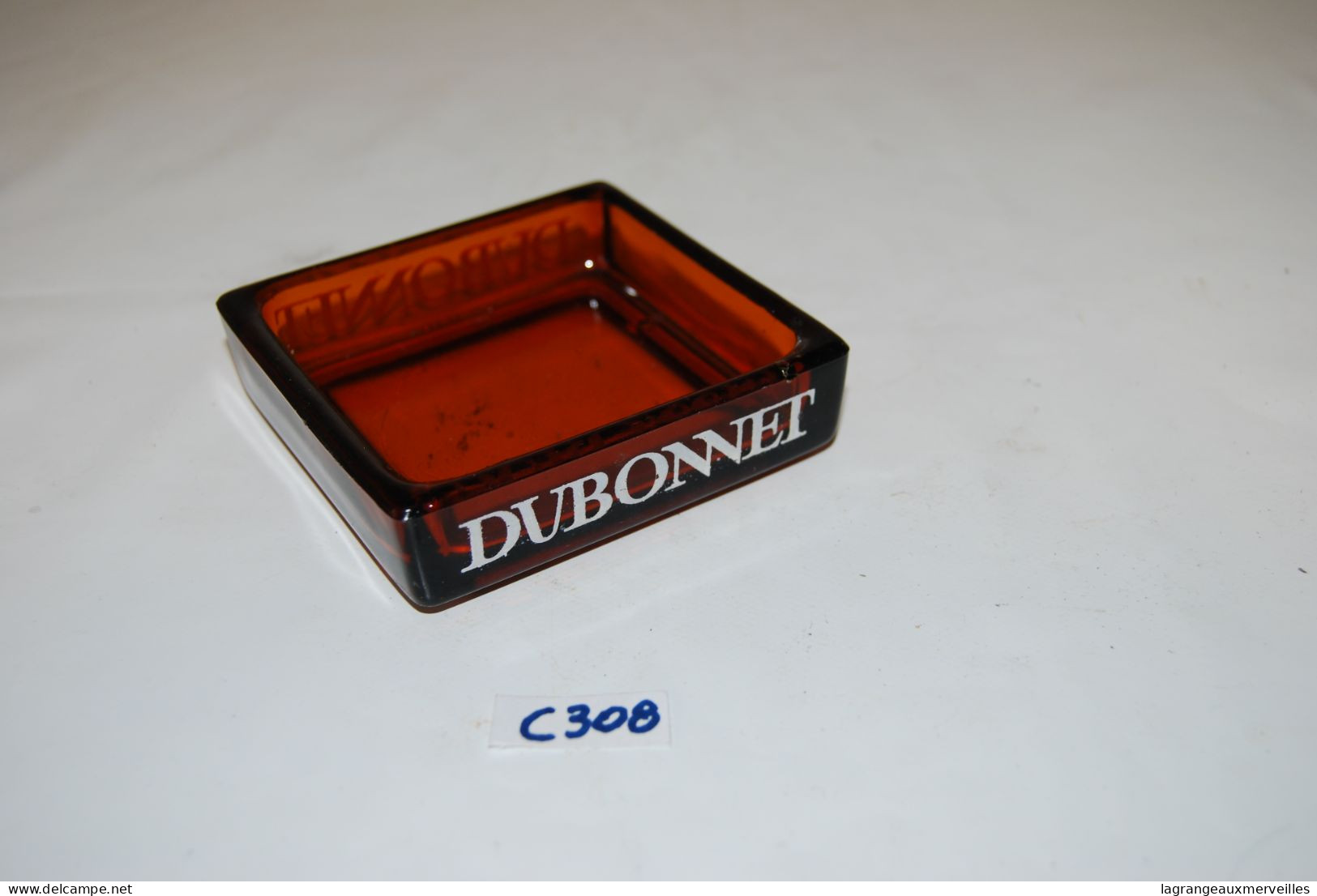 C308 Ancien Cendrier Publicitaire - Dubonnet - Glass