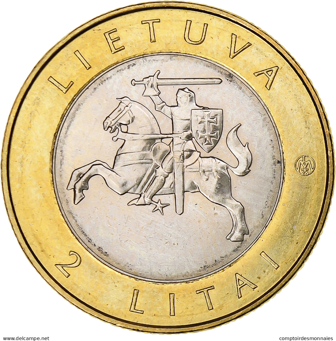 Lituanie, 2 Litai, 2013, Kurenas, Bimétallique, SUP, KM:112 - Litouwen