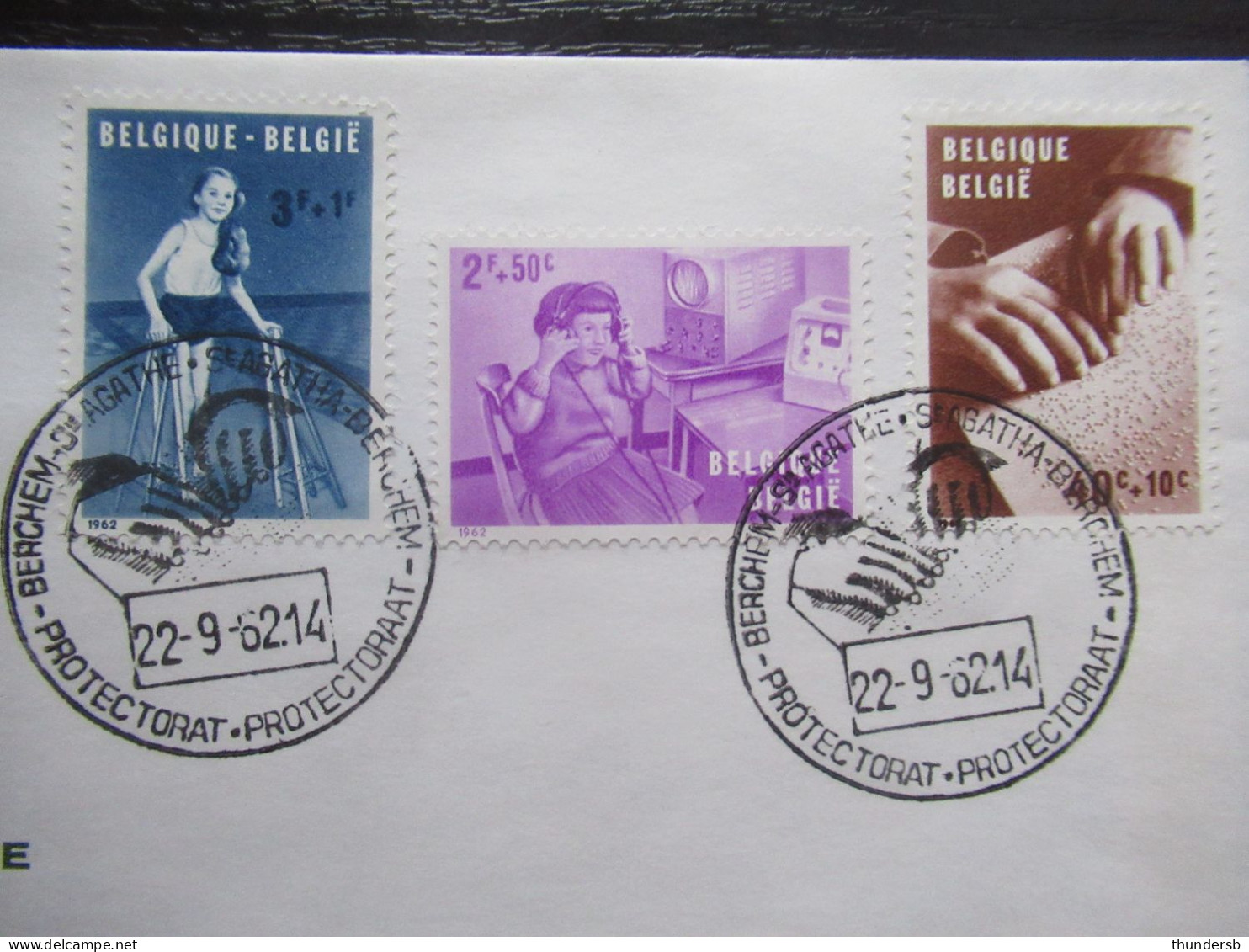 FDC 1225/30 'Het Gehandicapte Kind' - 1961-1970