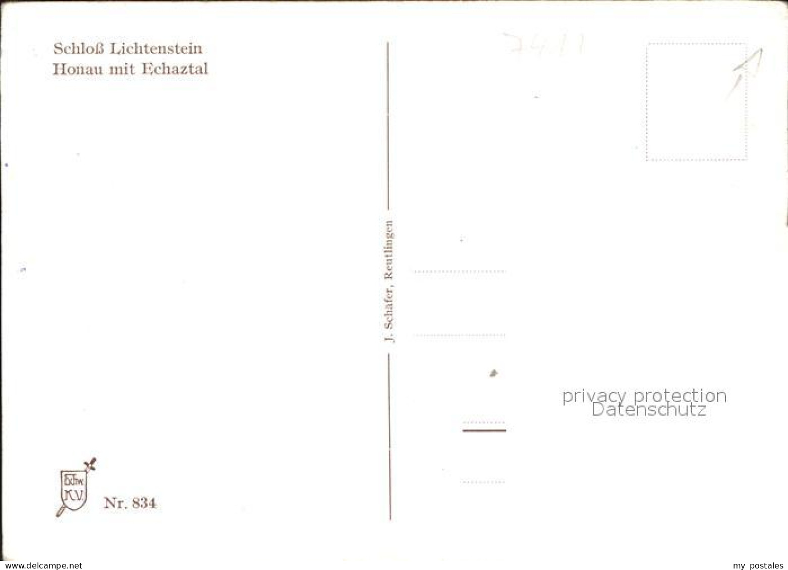 41587574 Lichtenstein Hohenstein-Ernstthal Schloss Knuestlerkarte Hohenstein-Ern - Hohenstein-Ernstthal