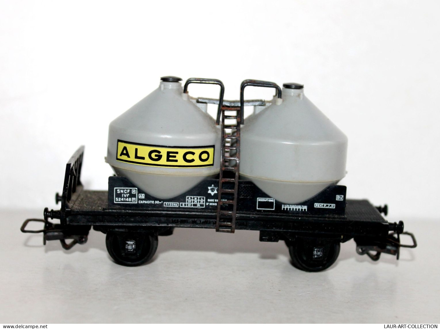 JOUEF HO - WAGON SILOS ALGECO, TRANSPORT DE CIMENT, SNCF IVf 524148, TRAIN FERRO - MODELE FERROVIAIRE (2105.243) - Goederenwagons