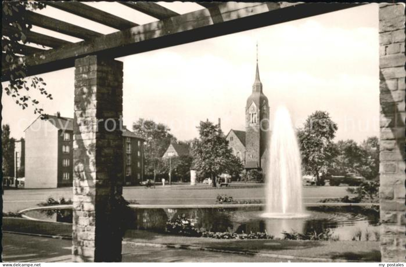 41587220 Castrop-Rauxel Springbrunnen Gruenanlagen Castrop-Rauxel - Castrop-Rauxel