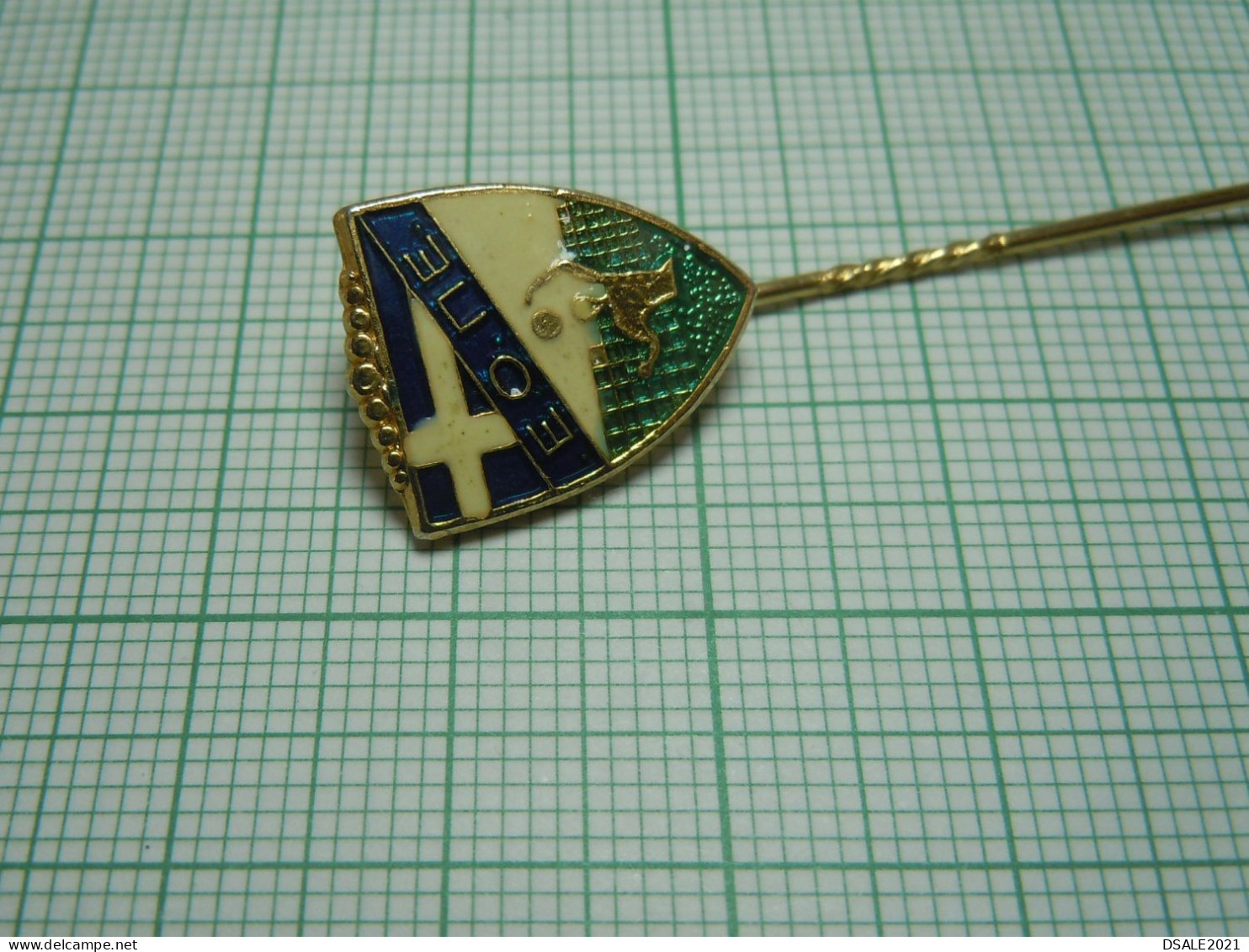 Greece Hellenic Volleyball Federation Ε.Ο.ΠΕ, Vintage Pin Badge, Abzeichen (ds1180) - Pallavolo