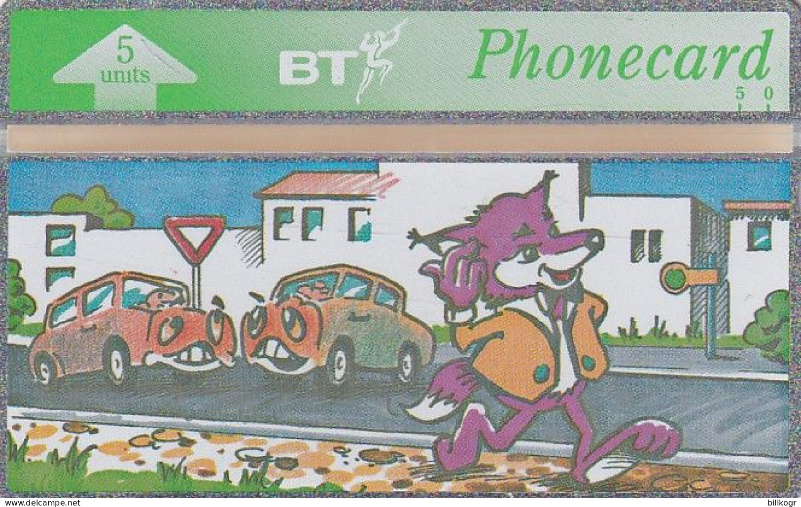 UK - Felix The Fox/Cars Talking(BTO045), CN : 326A, Tirage 30000, Mint - BT Emissions Etrangères