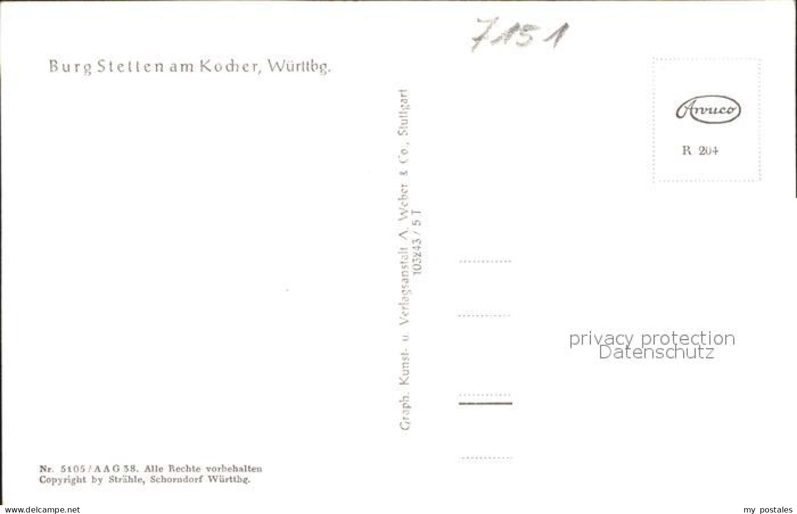 41586631 Kuenzelsau Burg Stetten Am Kocher Fliegeraufnahme Straehle Bild Nr. 510 - Kuenzelsau
