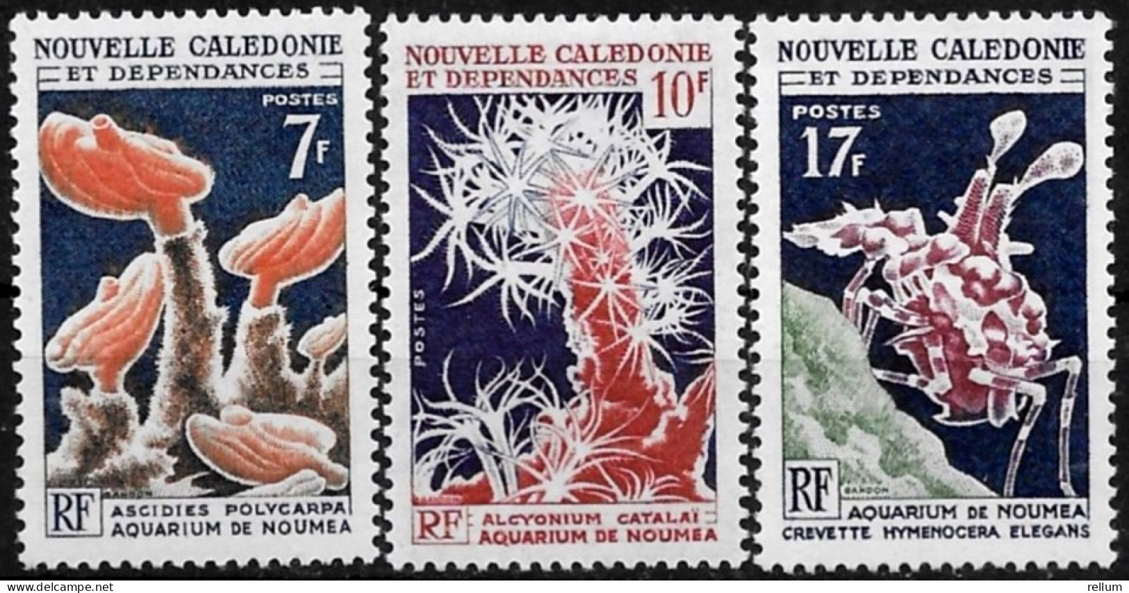 Nouvelle Calédonie 1964 - Yvert N° 322/324 - Michel N° 402/404 ** - Neufs