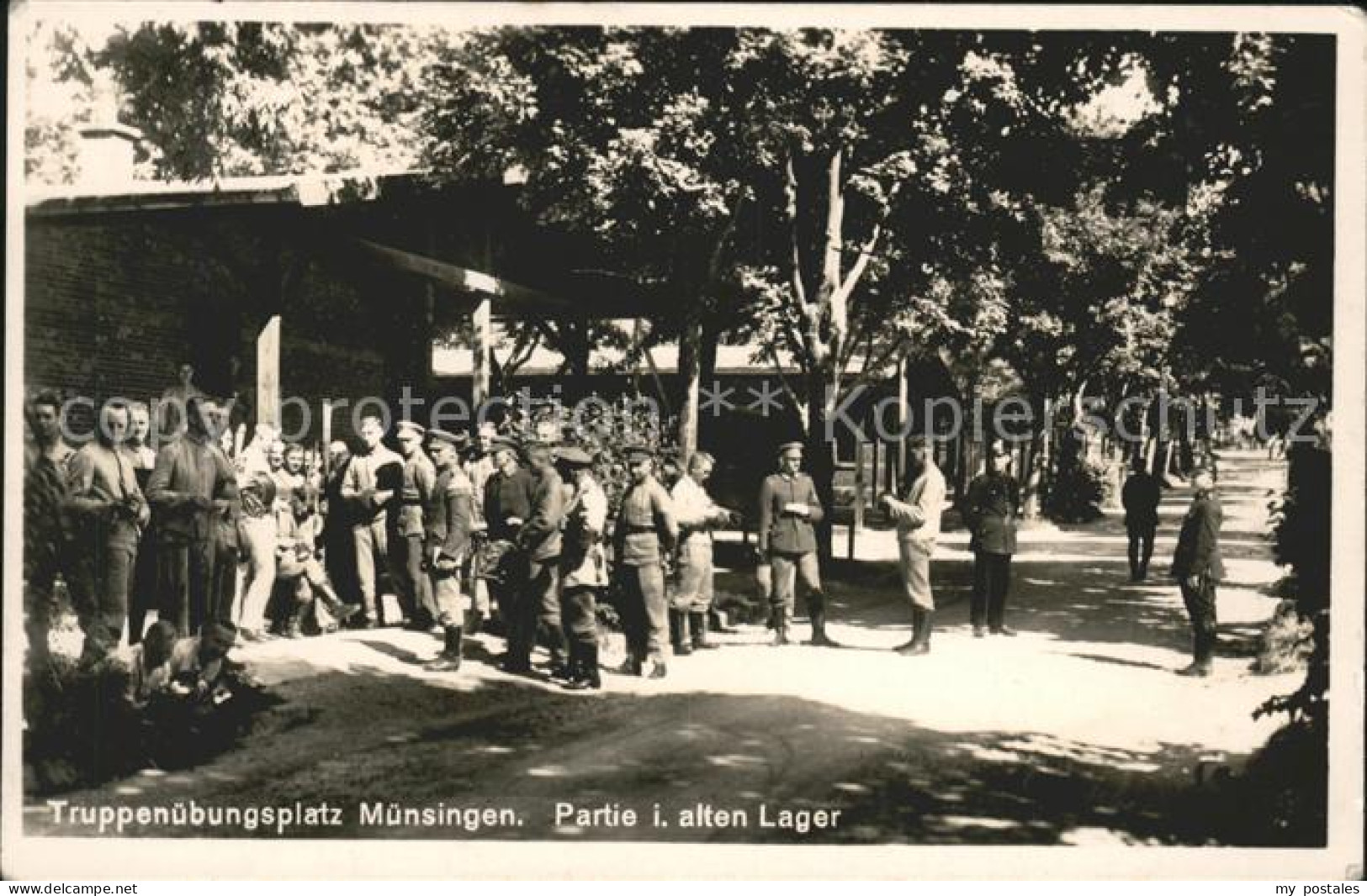 41585352 Muensingen Truppenuebungsplatz Altes Lager Soldaten Muensingen - Münsingen