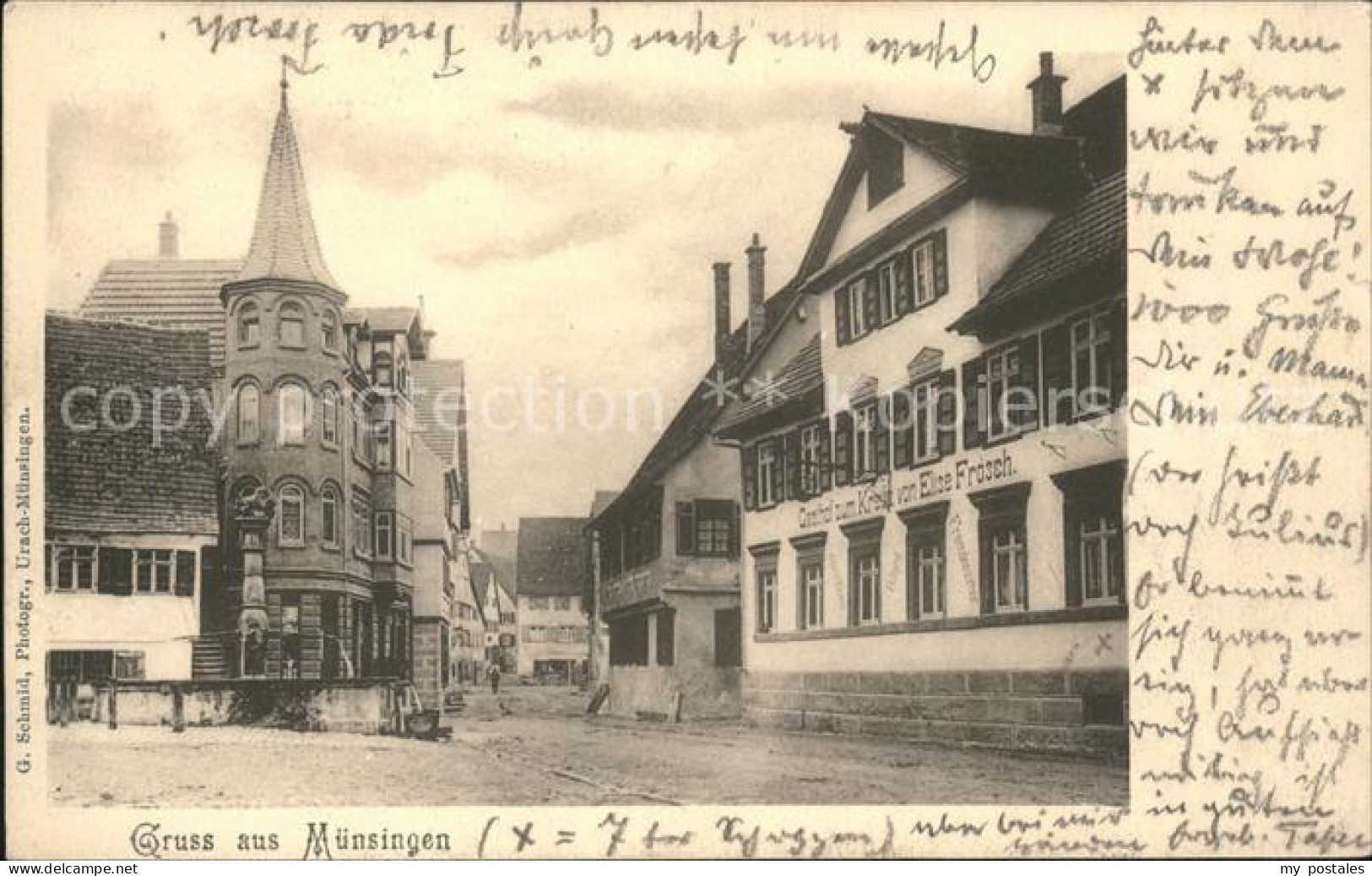 41585350 Muensingen Strasse Gasthof Muensingen - Muensingen