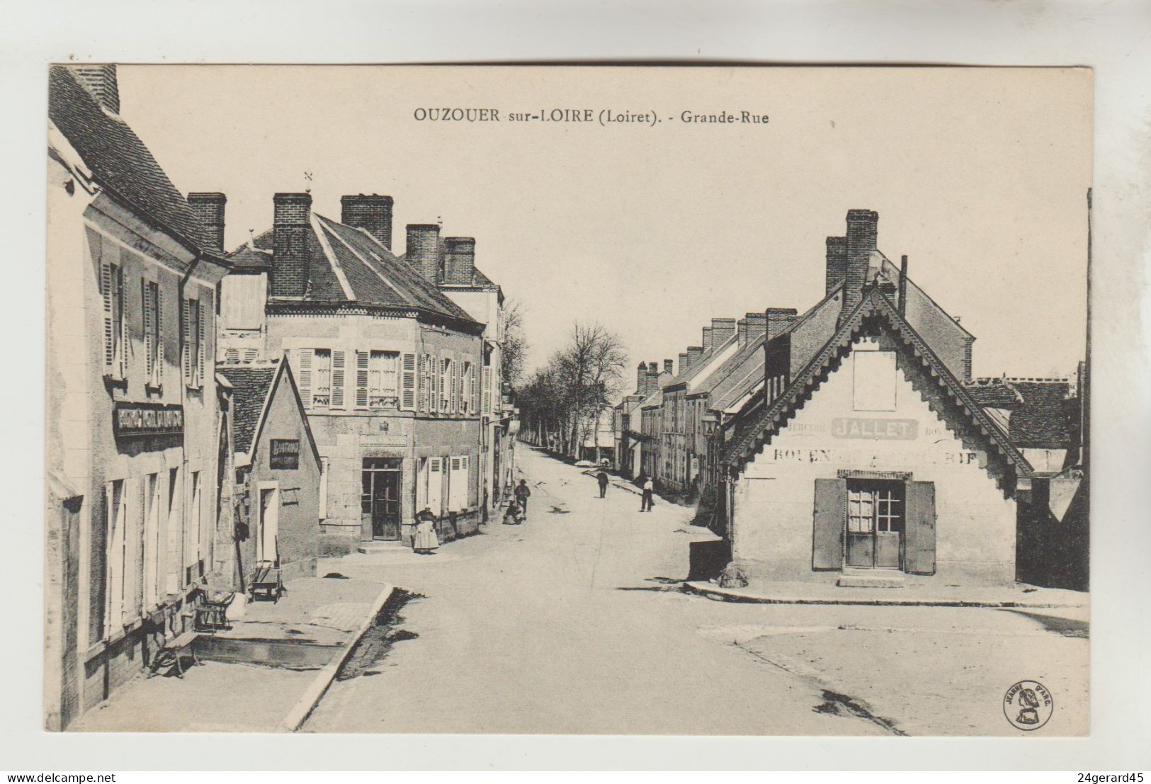 CPA OUZOUER SUR LOIRE (Loiret) - Grande Rue - Ouzouer Sur Loire