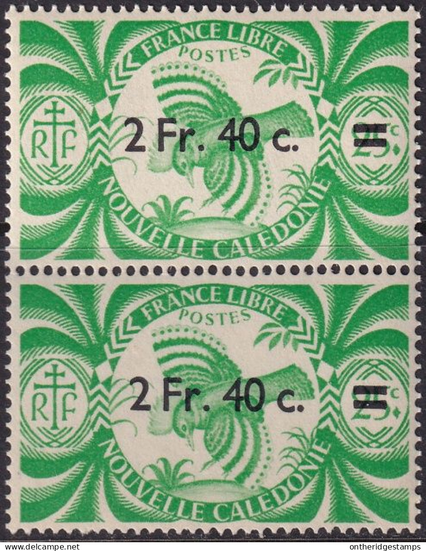 New Caledonia 1945 Sc 270 Calédonie 253 Pair MNH** - Unused Stamps