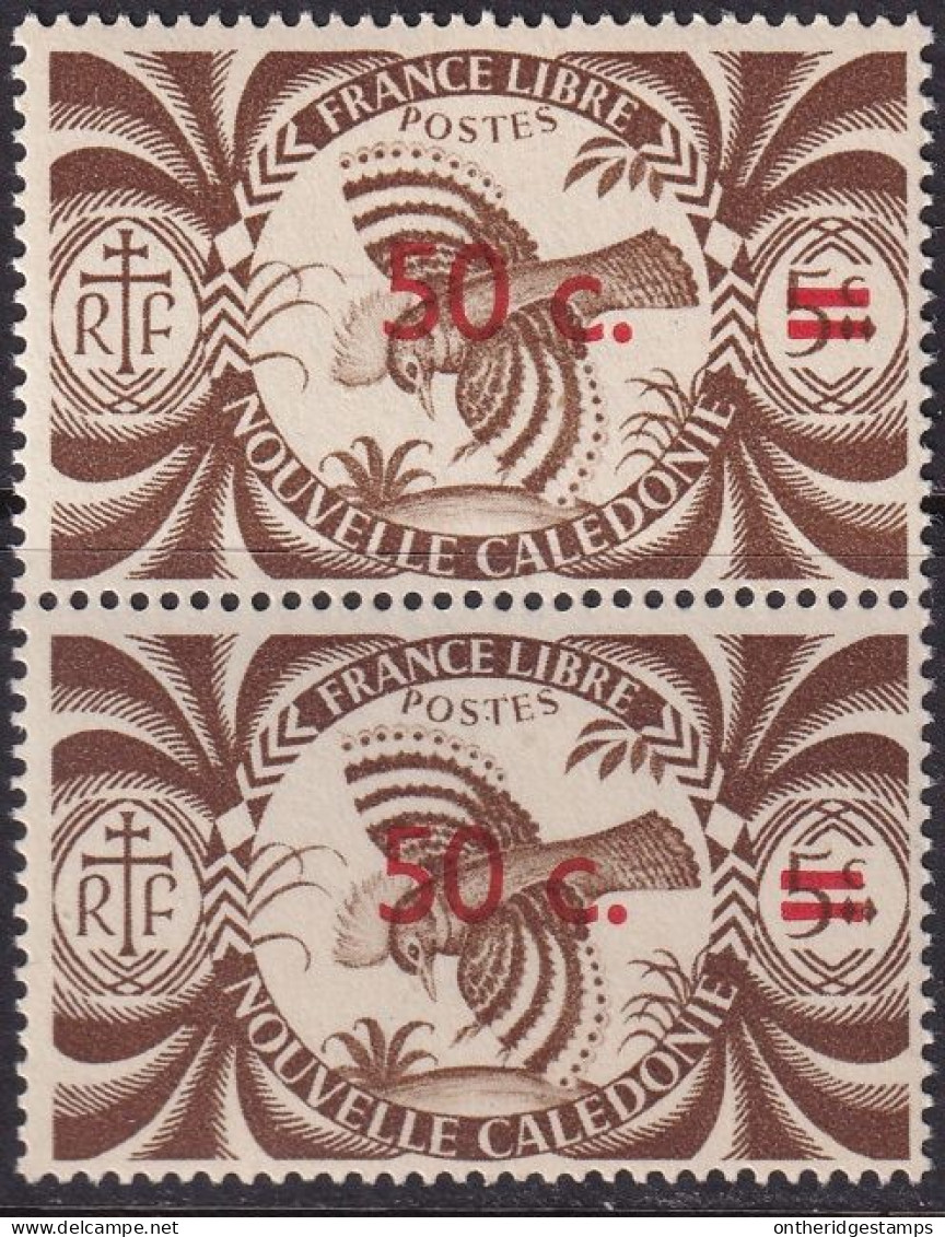 New Caledonia 1945 Sc 266 Calédonie 249 Pair MNH** - Unused Stamps