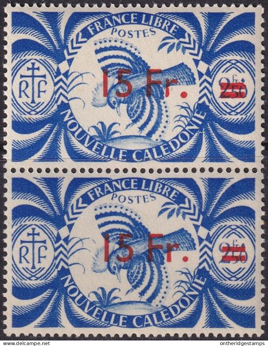 New Caledonia 1945 Sc 273 Calédonie 256 Pair MNH** - Ongebruikt