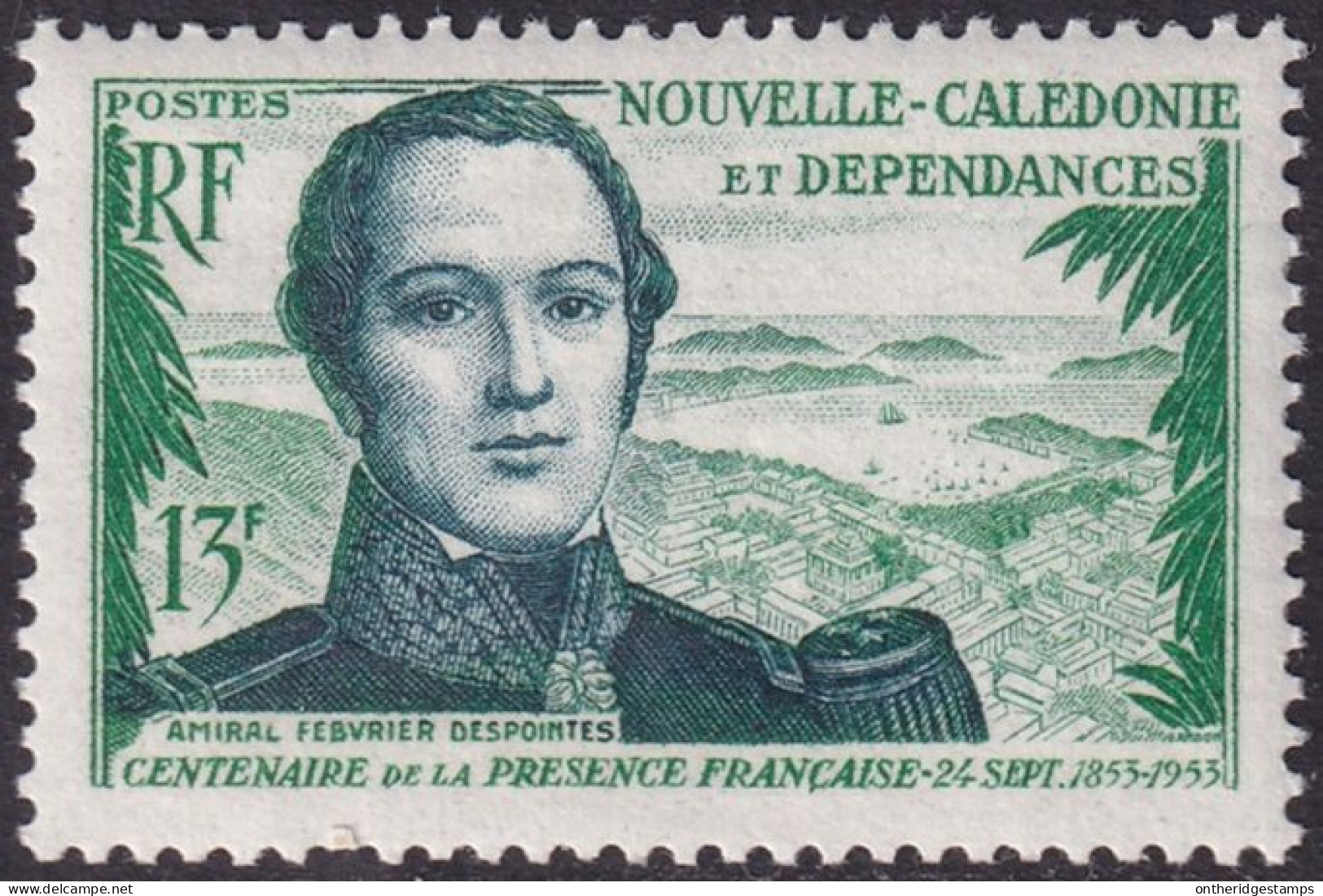 New Caledonia 1953 Sc 299 Calédonie Yt 283 MLH* - Nuovi