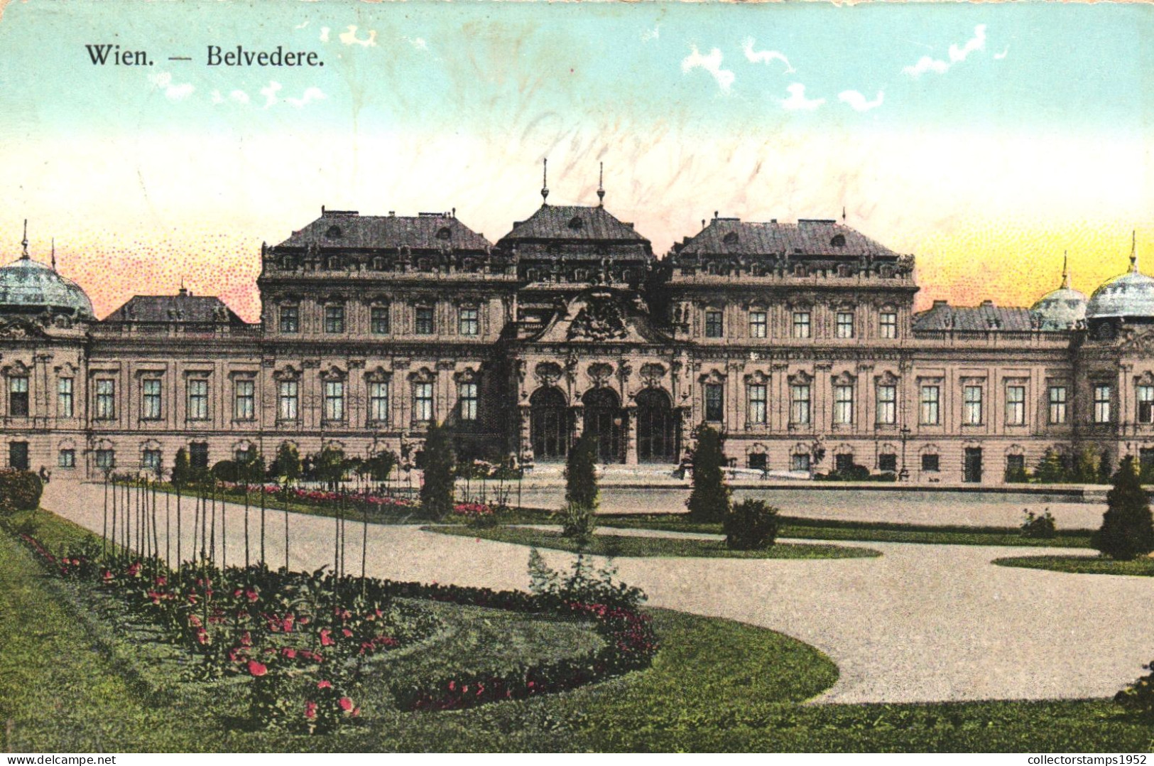 VIENNA, BELVEDERE, ARCHITECTURE, PARK, AUSTRIA, POSTCARD - Belvedere
