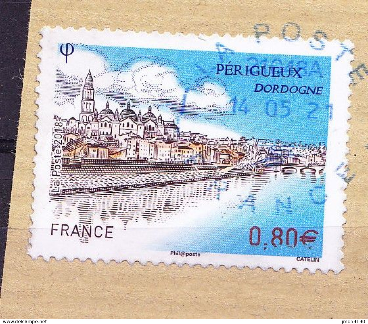 RARE VARIETE -  Timbre Oblitéré 5273 - Variété Sur Valeur Faciale Partiellement Effacée - Used Stamps