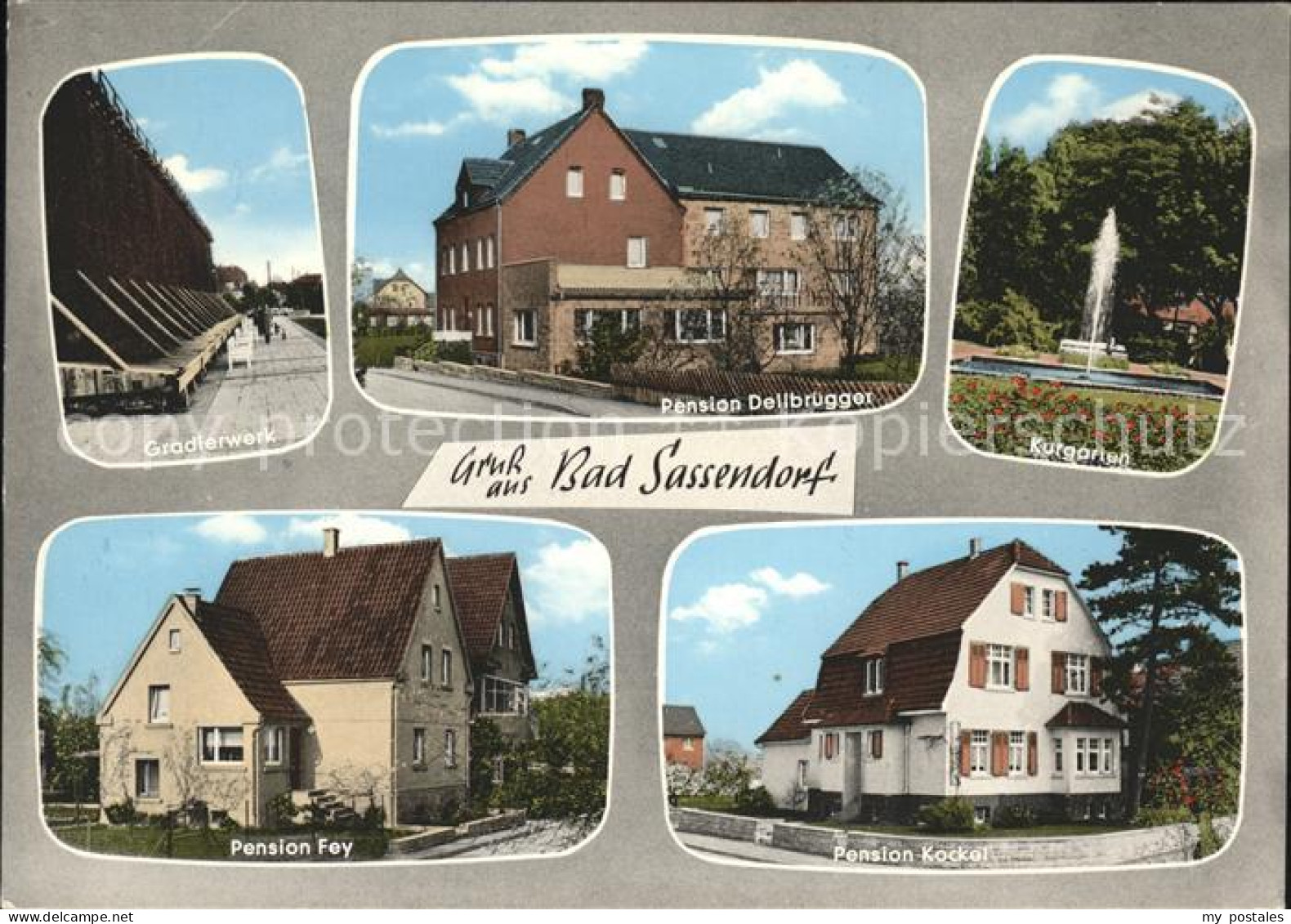 41585183 Bad Sassendorf Pensionen Frey Dellbruegger Kockel Gradierwerk Kurgarten - Bad Sassendorf