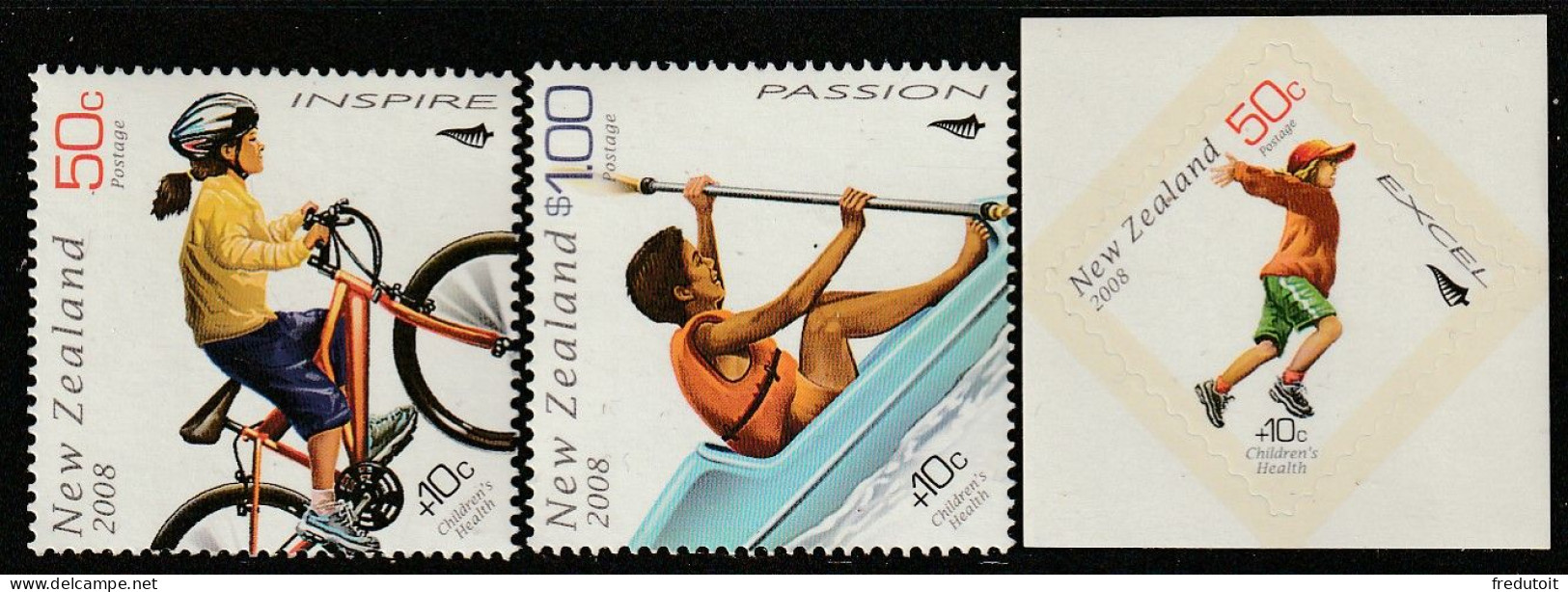 NOUVELLE ZELANDE - N°2415/7 ** (2008) - Unused Stamps