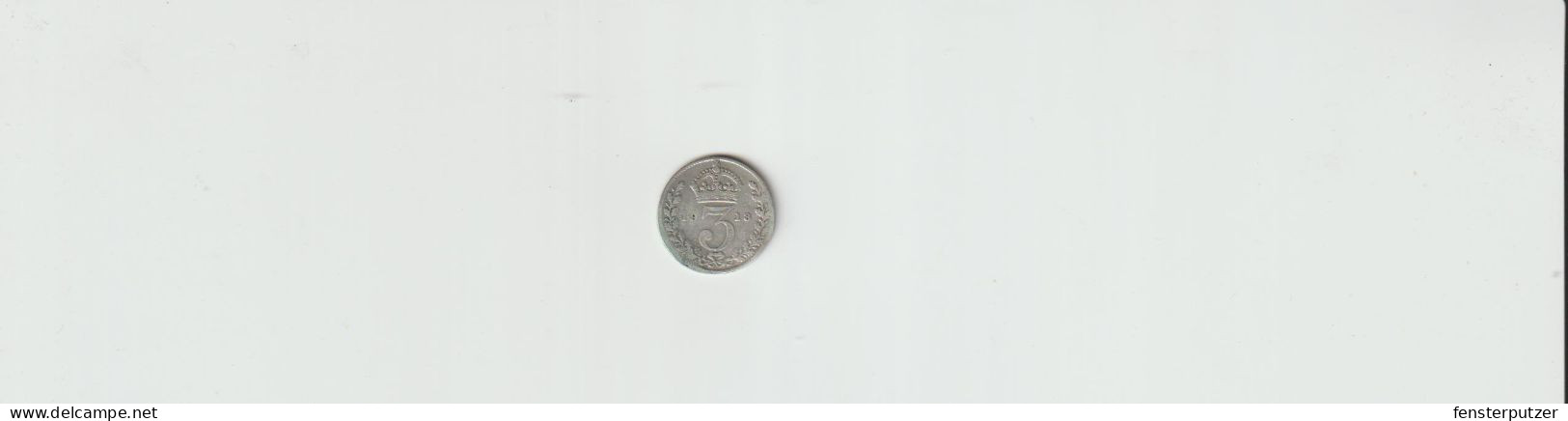 3 Pence Silber 1913 Durchmesser 16 Mm - 2 Gramm - Threepence