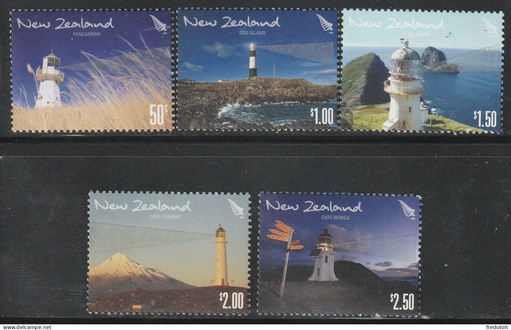 NOUVELLE ZELANDE - N°2465/9 ** (2009) Phares - Unused Stamps