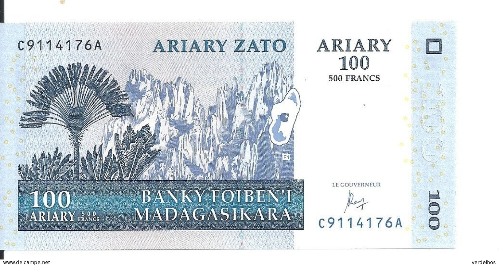 MADAGASCAR 100 ARIARY 2004 UNC P 86 C - Madagaskar