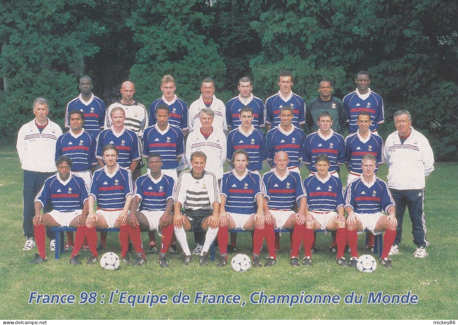 FRANCE 98--entier Série Officielle France 98--Equipe De France --Championne Du Monde--NEUF - 1998 – Frankrijk
