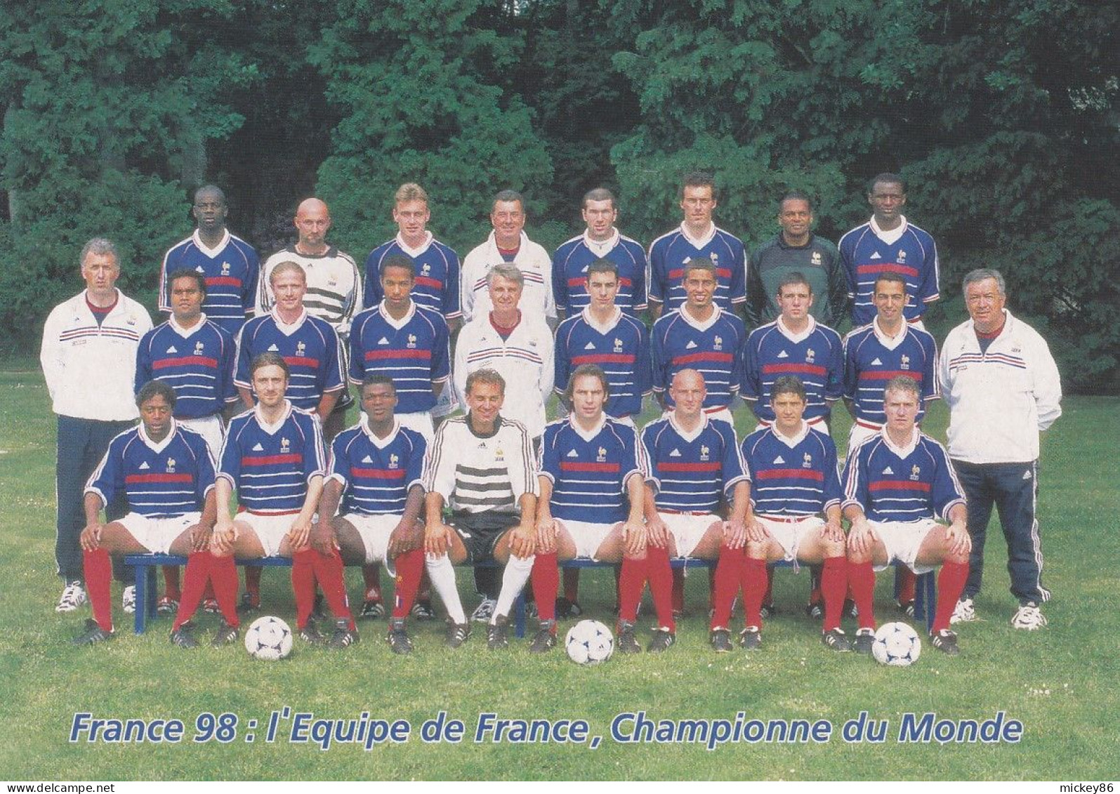 FRANCE 98--entier Série Officielle France 98--Equipe De France --Championne Du Monde--NEUF - 1998 – Frankreich