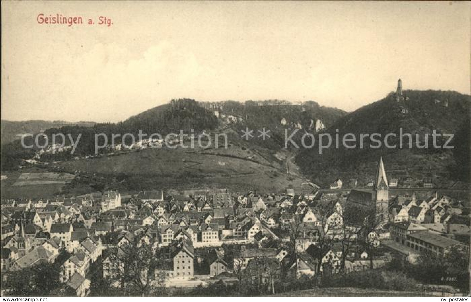 41584551 Geislingen Steige Panorama Geislingen An Der Steige - Geislingen