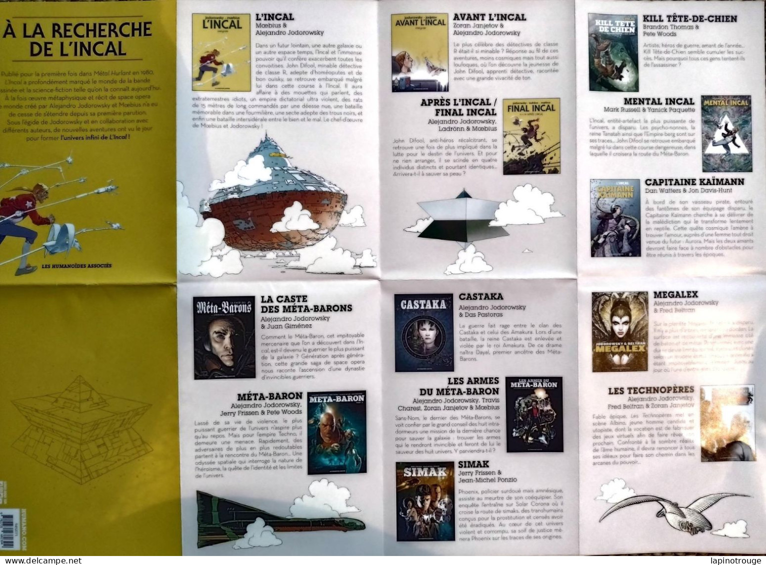 Matériel Publicitaire A La Recherche De L'Incal MOEBIUS GIMENEZ ...Les Humanoides Associés 2023 - Press Books